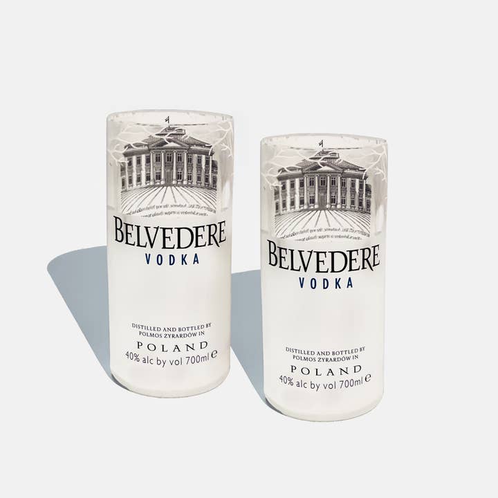 Belvedere Vodka Drinking Glasses for wholesale by Mosa