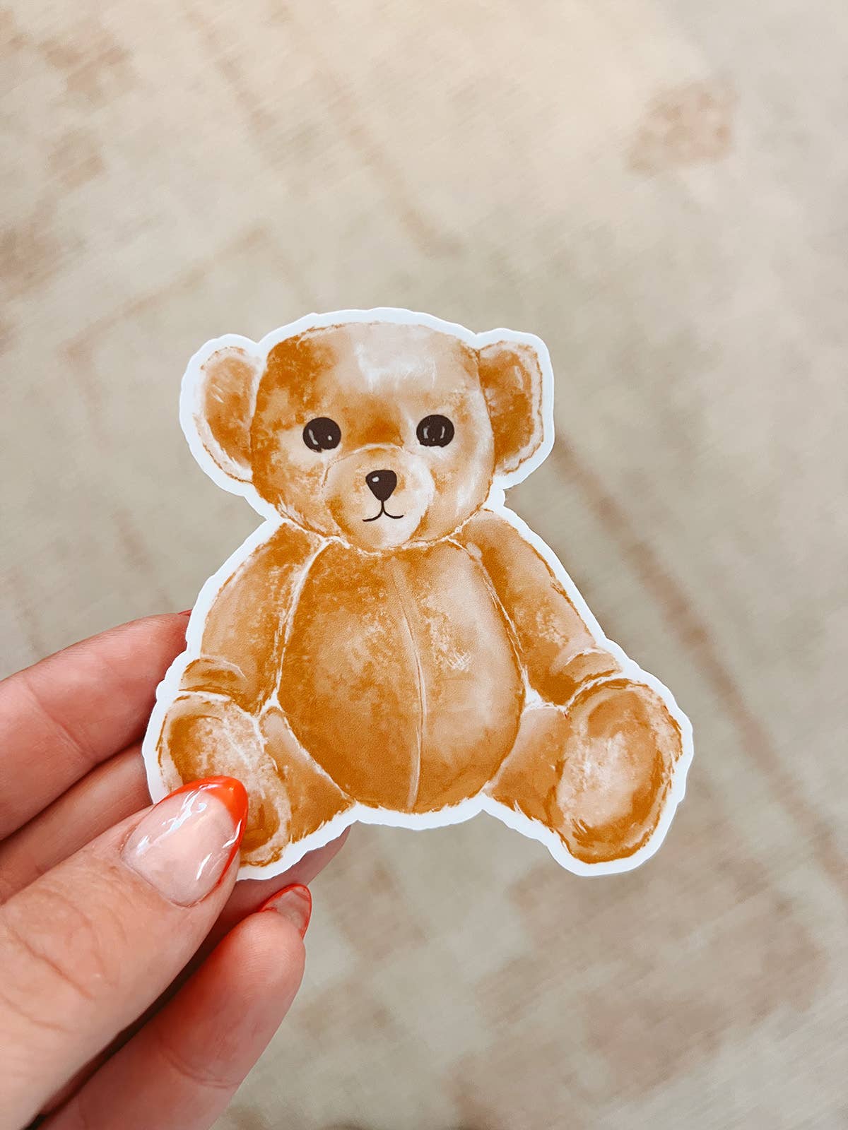 Maddon and Co - Vente Autocollant - Autocollant en vinyle ours en peluche1