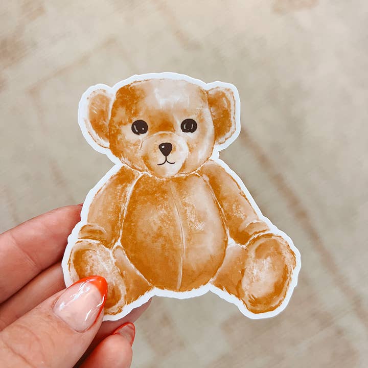 Maddon and Co - Vente Autocollant - Autocollant en vinyle ours en peluche1