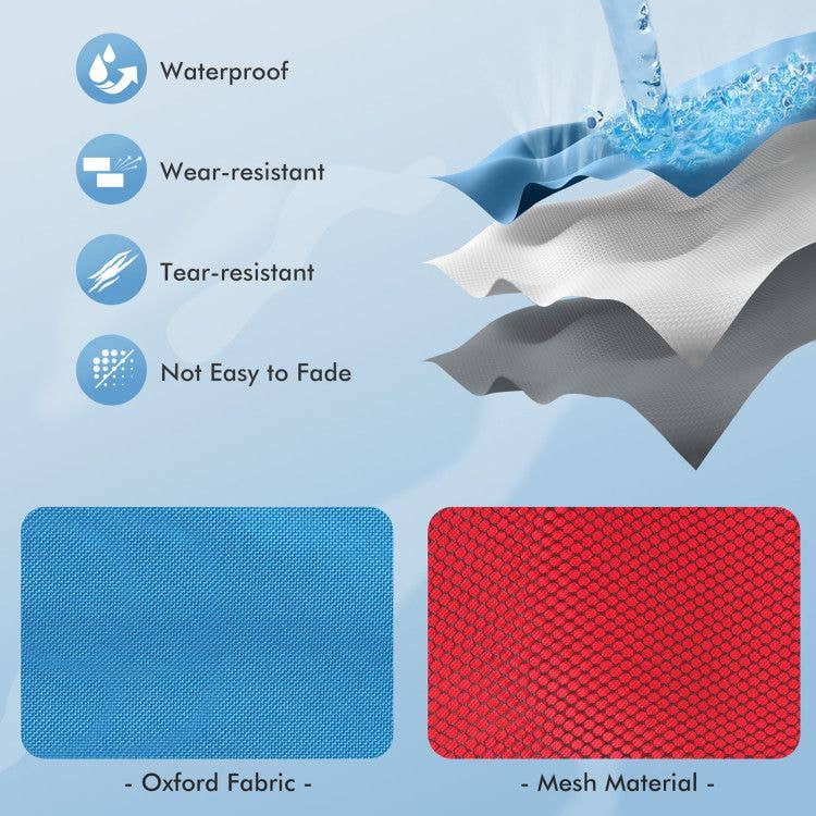 Hard Rock Health Stores - Wholesale Patio Table - 2 Pieces Folding Camping Tables with Large Capacity Storage Sink6