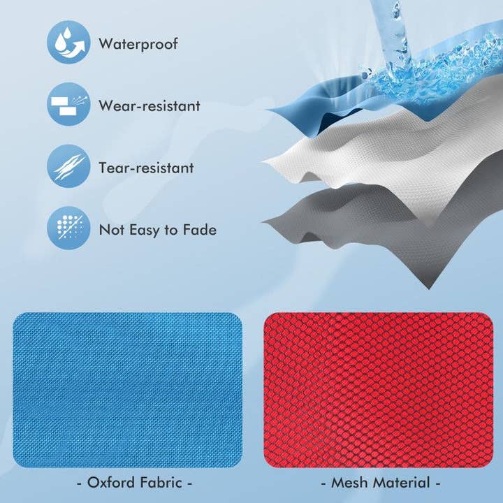 Hard Rock Health Stores - Wholesale Patio Table - 2 Pieces Folding Camping Tables with Large Capacity Storage Sink6