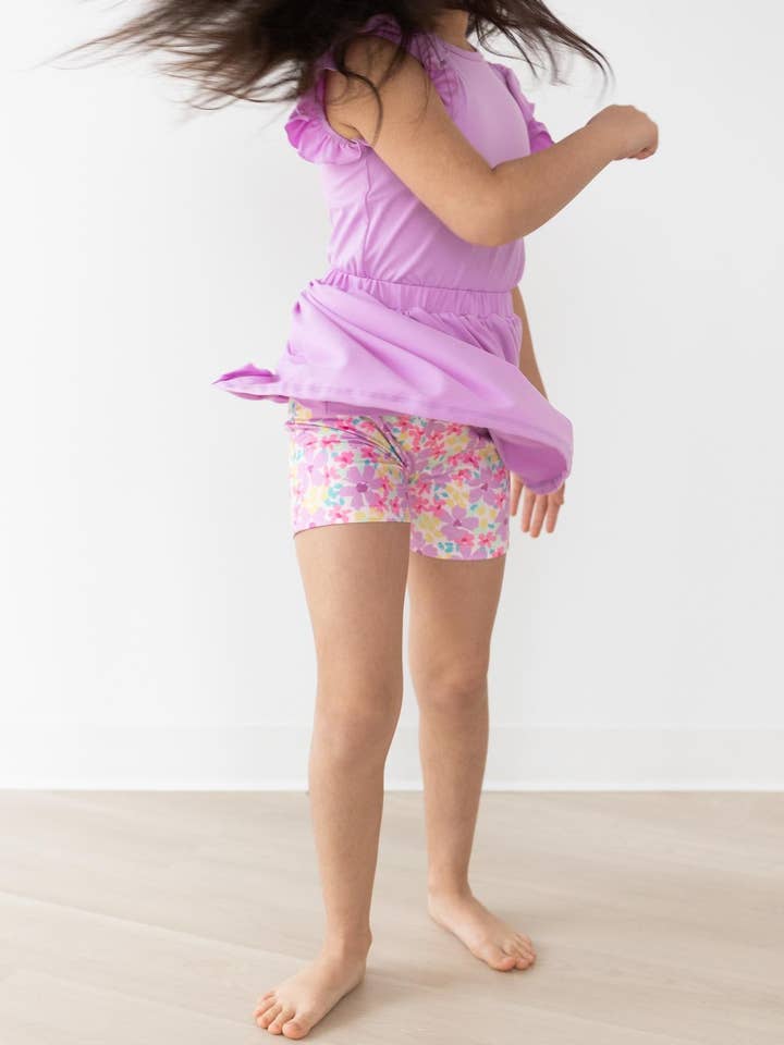 Mila & Rose - Wholesale Shorts - Kids - Summer Watercolor Twirl Shorts