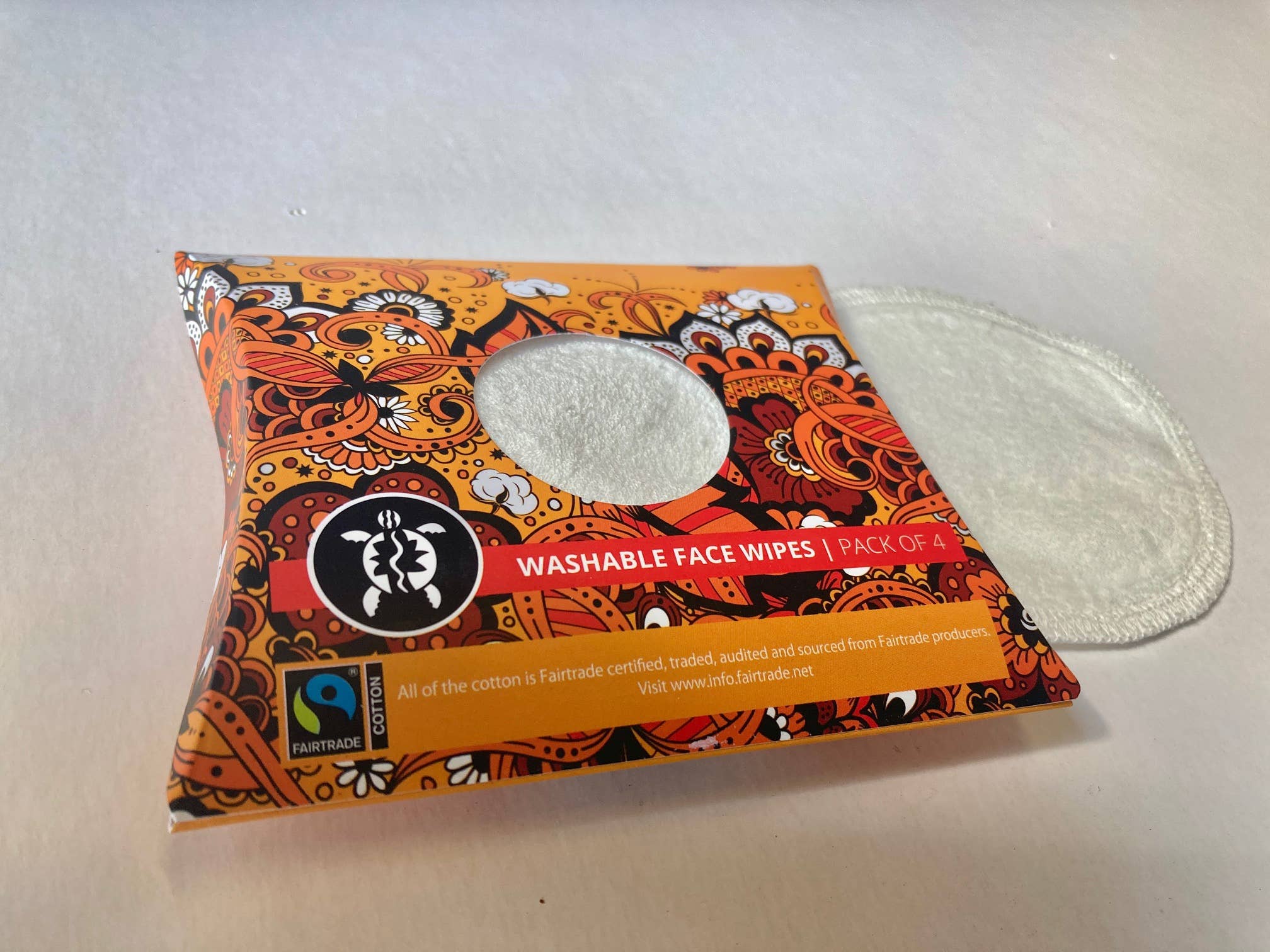 Turtle Bags – wholesale Face & body wipes – Organic Cotton Face Wipes - 5 x Individual Packs of 41