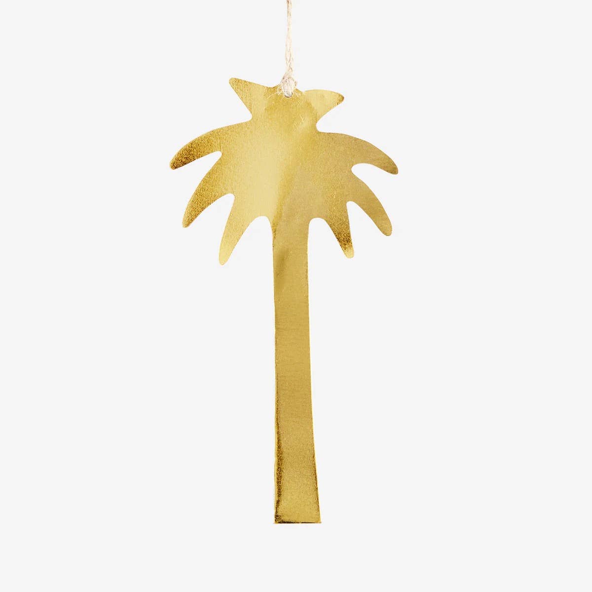 Mikwi – Engroshandel 3D-vægkunst – Vægsdekoration i palmeform af gyldent messing1