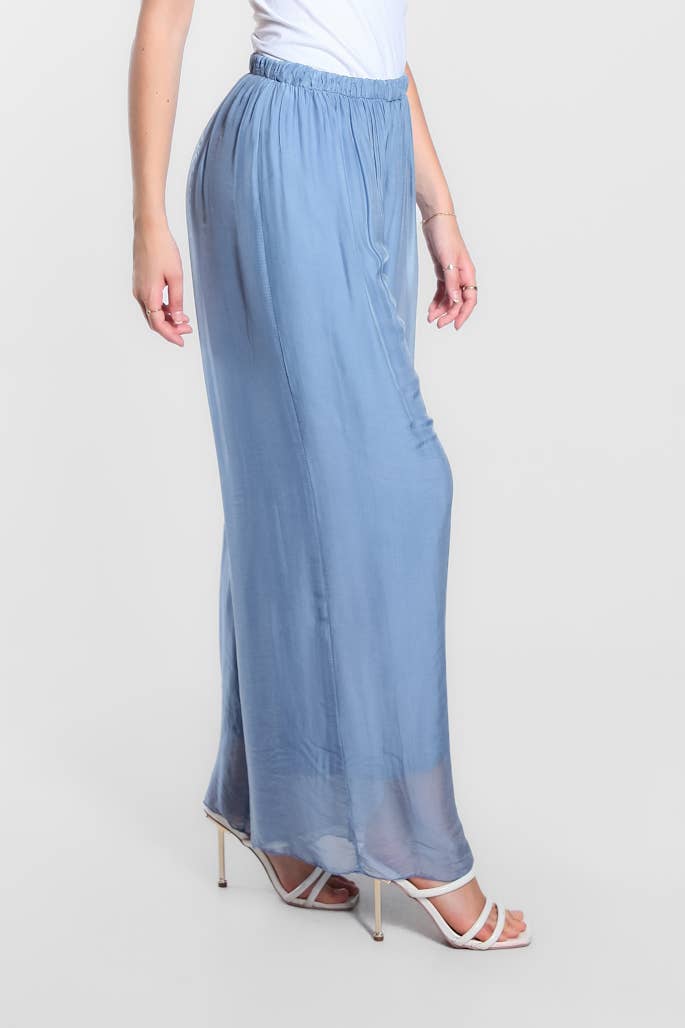 TINA Stephens Italy/Tees By Tina - Wholesale Pants - Women's - Roxy Silk Straight Leg Pant (PL212)27