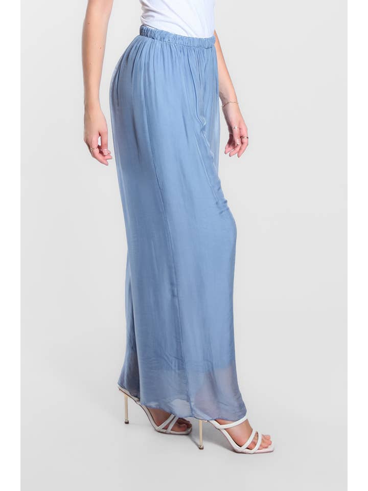 TINA Stephens Italy/Tees By Tina - Wholesale Pants - Women's - Roxy Silk Straight Leg Pant (PL212)27