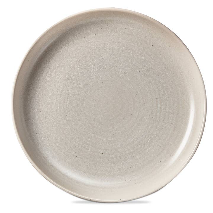 Loft Reactive Glaze Dinner Plate Mt Whit White Stoneware for wholesale by tag