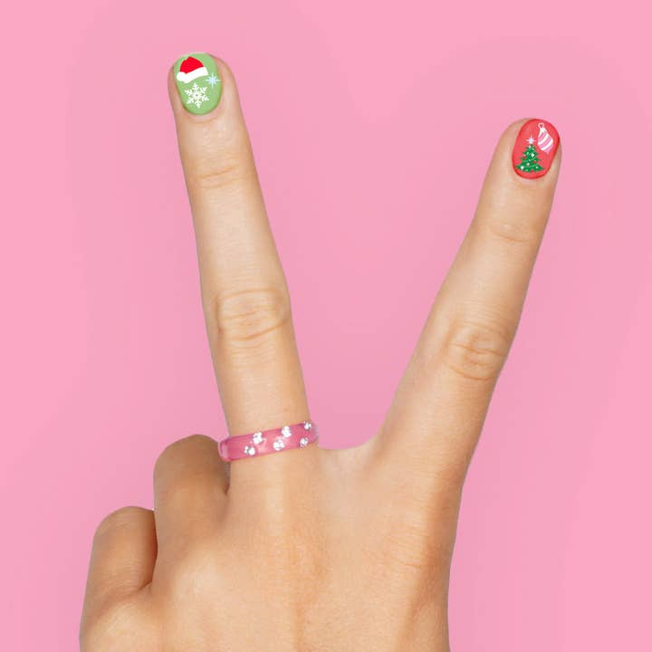 xo, Fetti - Wholesale Nail Art/Decal - Santa Baby Nail Stickers - 744 adhesive, Christmas Xmas5