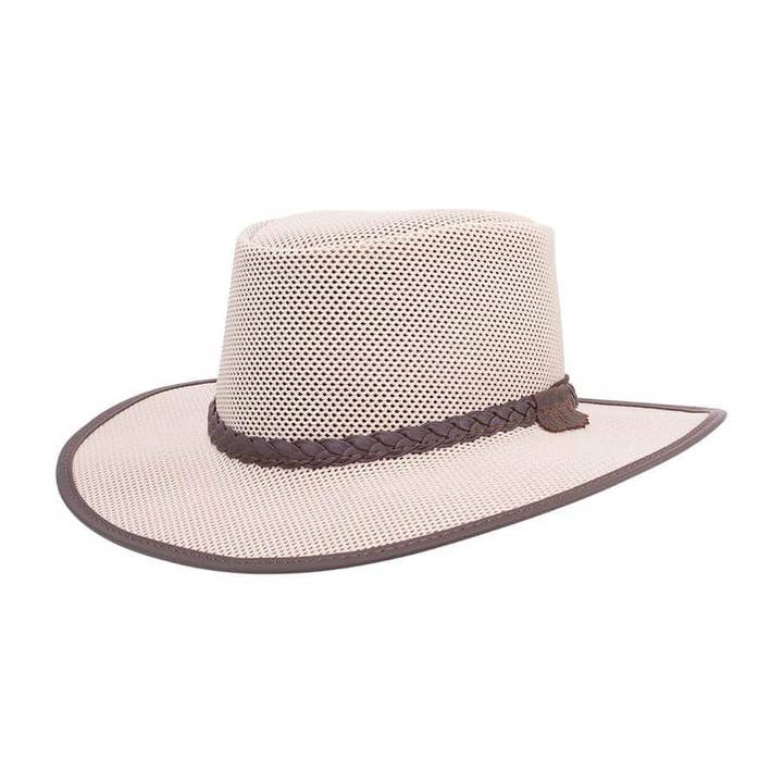 American Hat Makers – Engroshandel Vandrehue – unisex – Outback Åndbar Bredskygget Solhat - Stil Soaker1