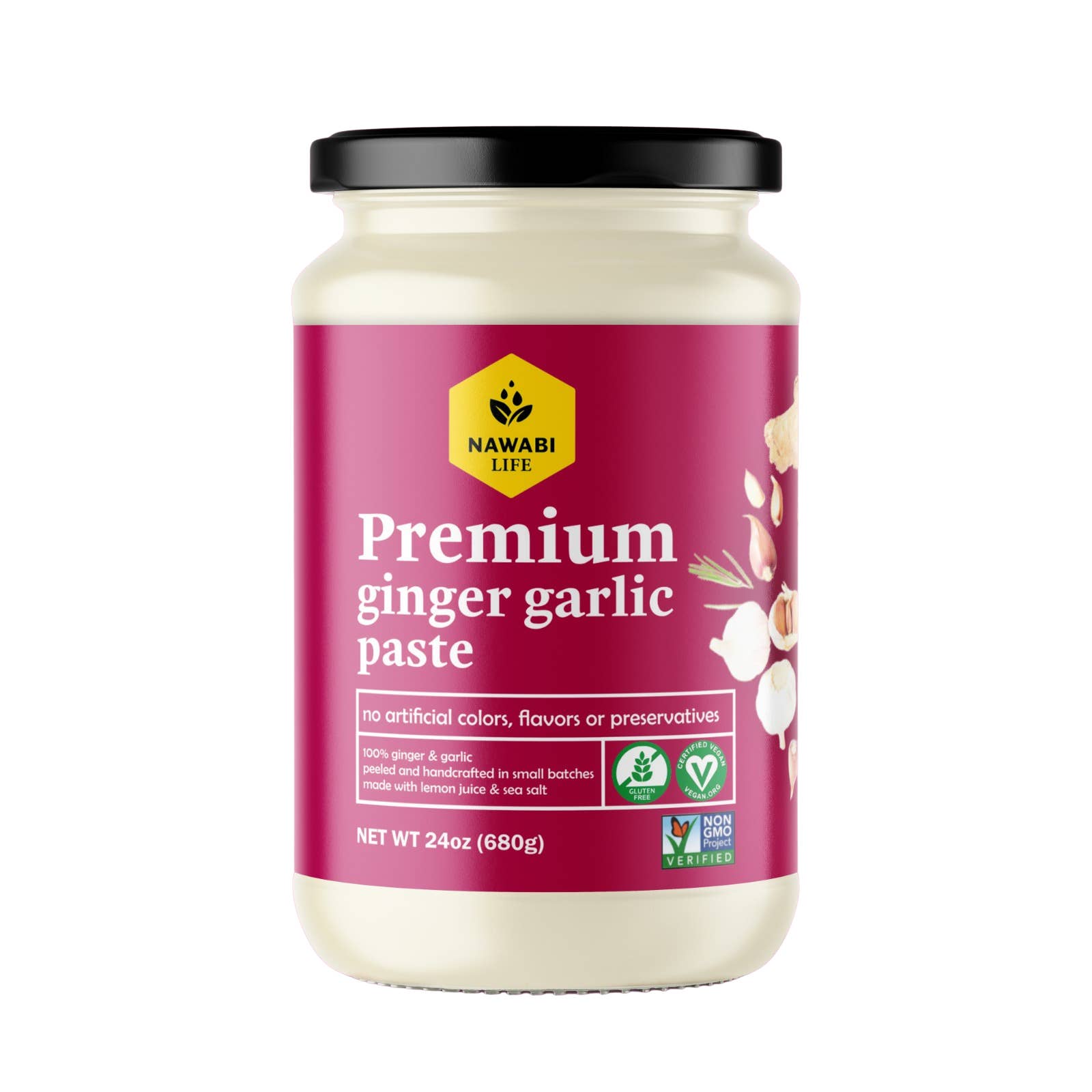 Holy Sauce - Wholesale Sauce - Nawabi Life Premium Ginger & Garlic Paste – 24.7 oz (700g)