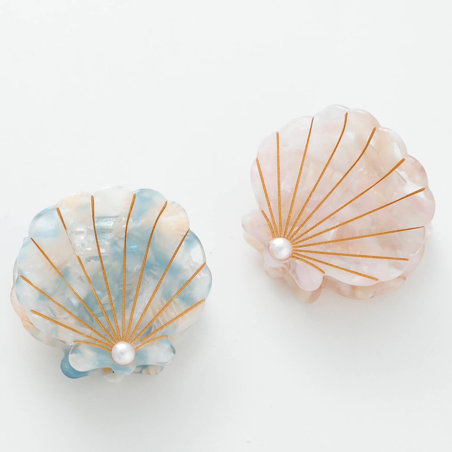 Assorted Pearl Seashell Claw Clip - Small  for wholesale on Faire5