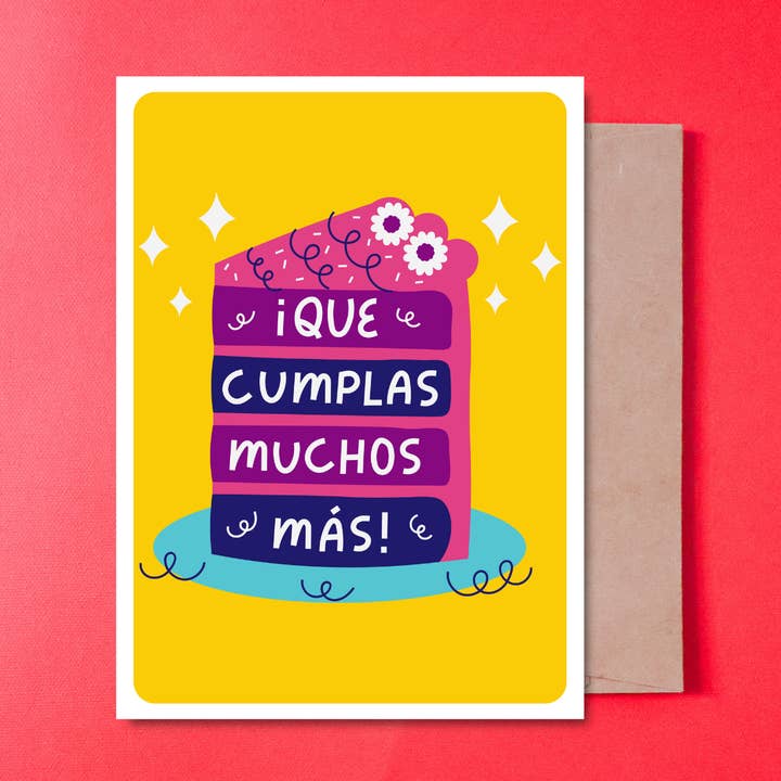 Gaec Studio - Wholesale Birthday Card - Que cumplas muchos mas Card0