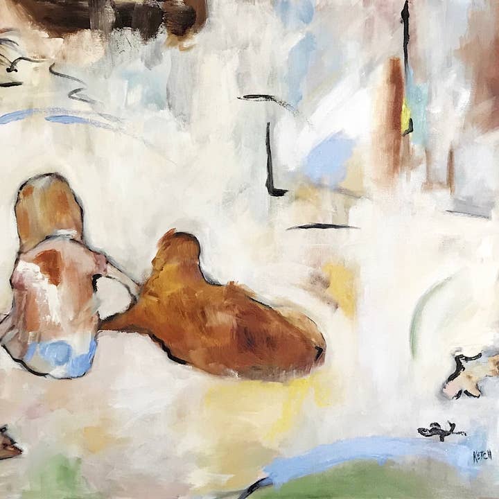 "Stay Close to Where I Can See You" Wholesale Print for wholesale by Mary James Ketch Studio