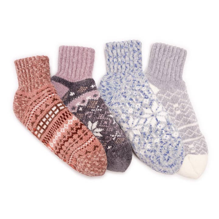 MUK LUKS Women's Chenille Cabin Sock Bin for wholesale by Muk Luks
