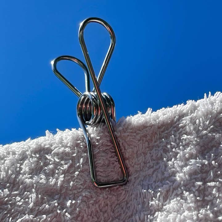 Brush It On - Wholesale Clothes hangers - Stainless Steel Clothes Pegs: 40 Pack3