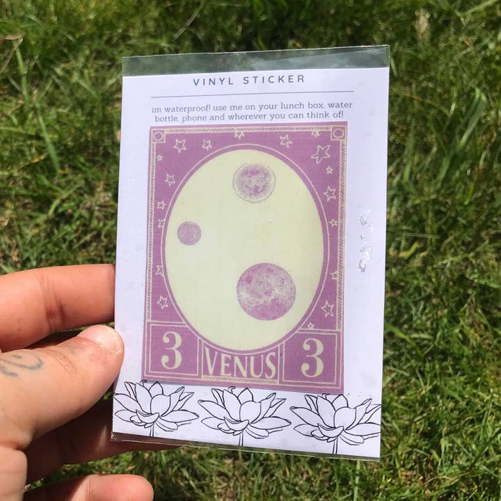 Venus Waterproof Decal Sticker for wholesale by lotusleafaltars