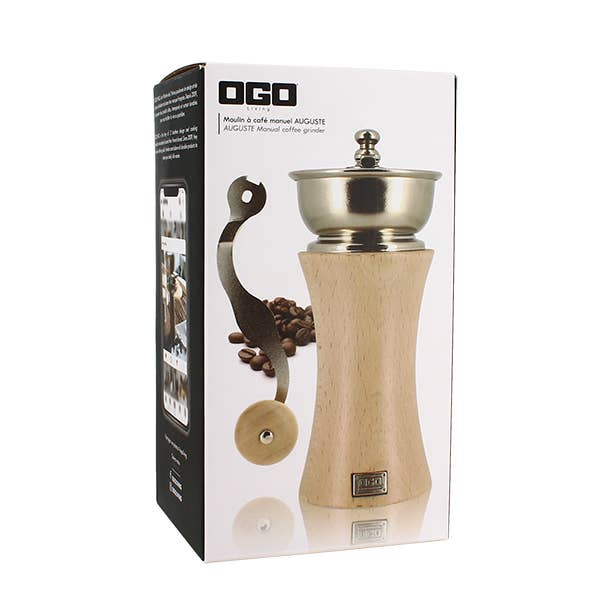 Ogo living - Wholesale Coffee Grinder - Beech wood crank coffee grinder4