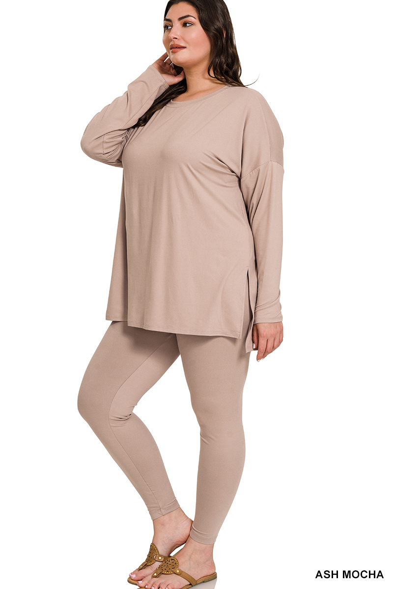 Vanilla Monkey - Wholesale Lounge Set - Women's - Plus Brushed Dty Microfiber Loungewear Set0