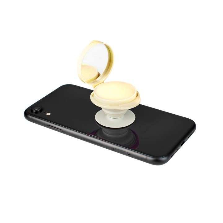 Happy Lips - Wholesale Lip Balm - Happy Lips –Lip Balm w/Mirror, Attach Anywhere! Vanilla Bean