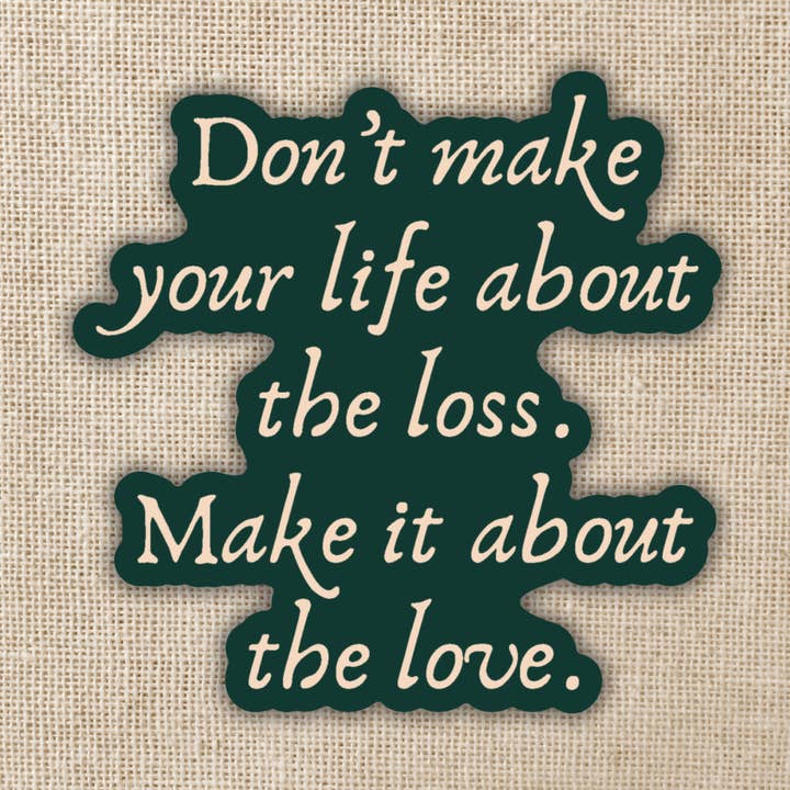 Faites-en une question d'amour Autocollant | Legendborn pour la vente par Kingdom of Threads