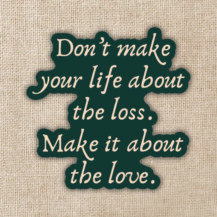 Make It About The Love Sticker | Legendborn for wholesale by Kingdom of Threads