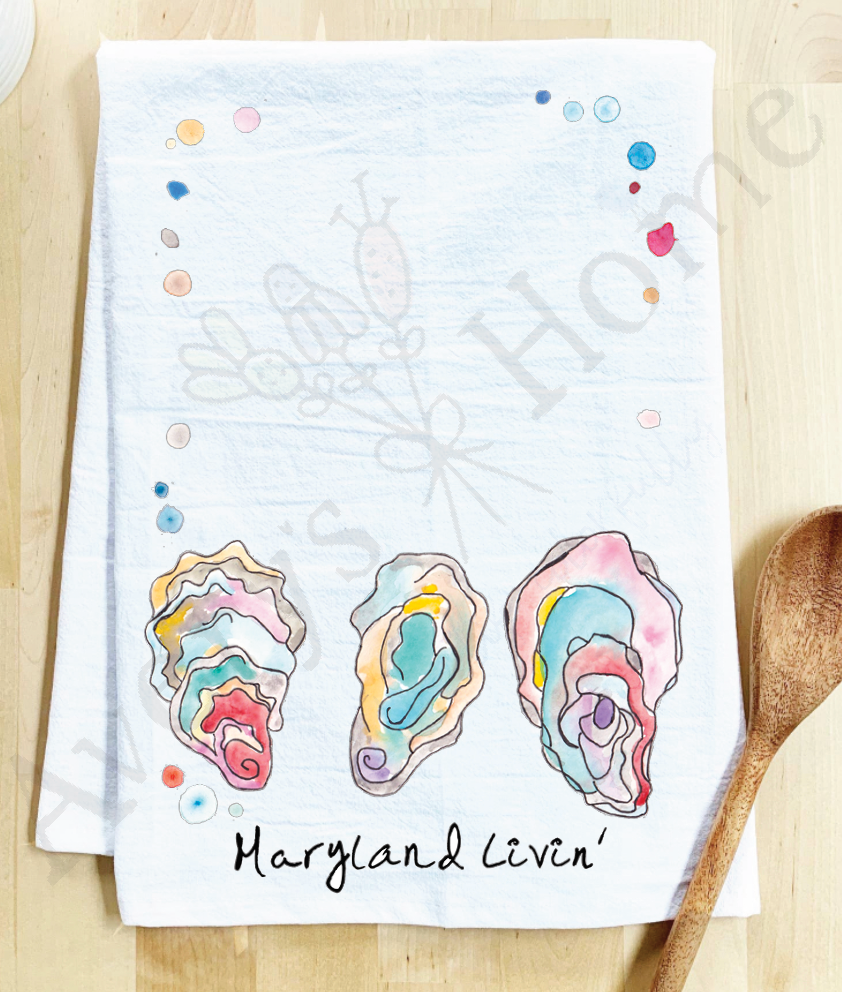 Avery's Home - Vente Torchons - Torchon Personnalisable Souvenir Océan Coquilles d'Huître19