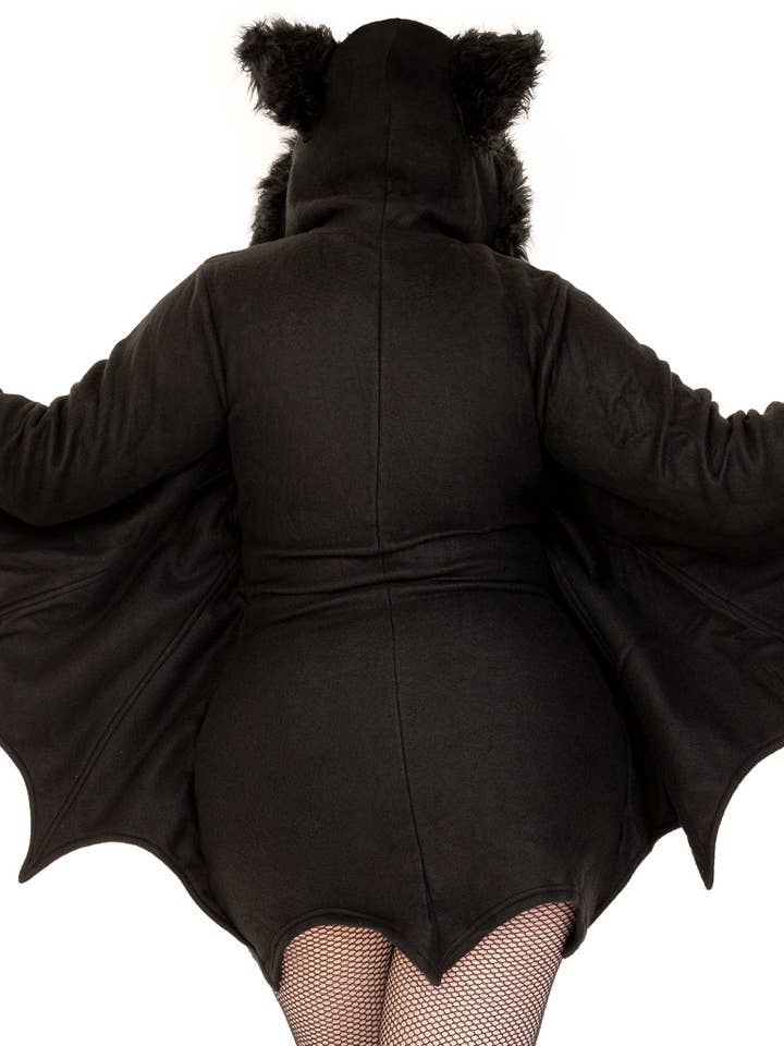 Black Plus Cozy Bat Costume for wholesale on Faire