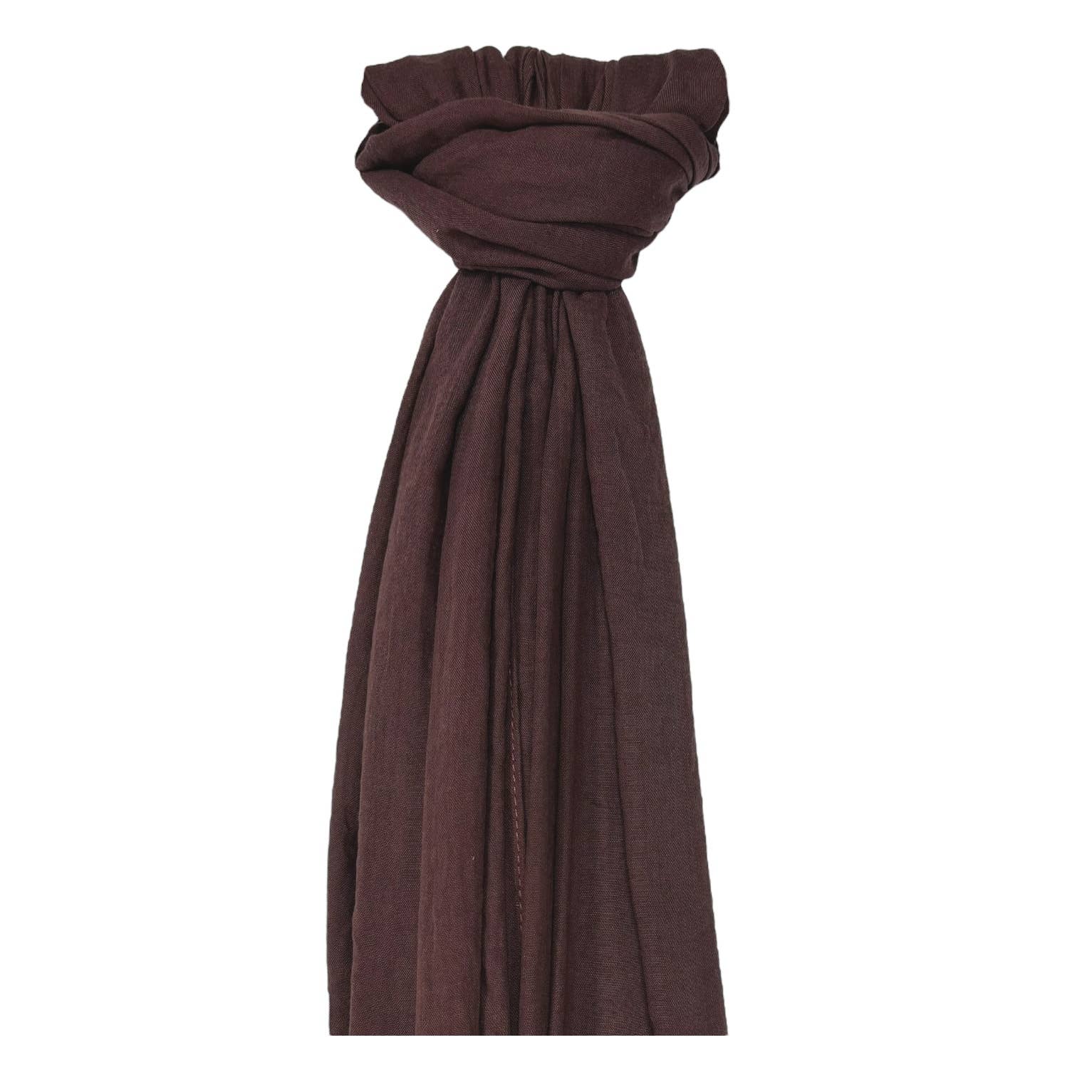 London Scarves - Wholesale Sjaal - Dames - Grote effen sjaal van katoenmix19