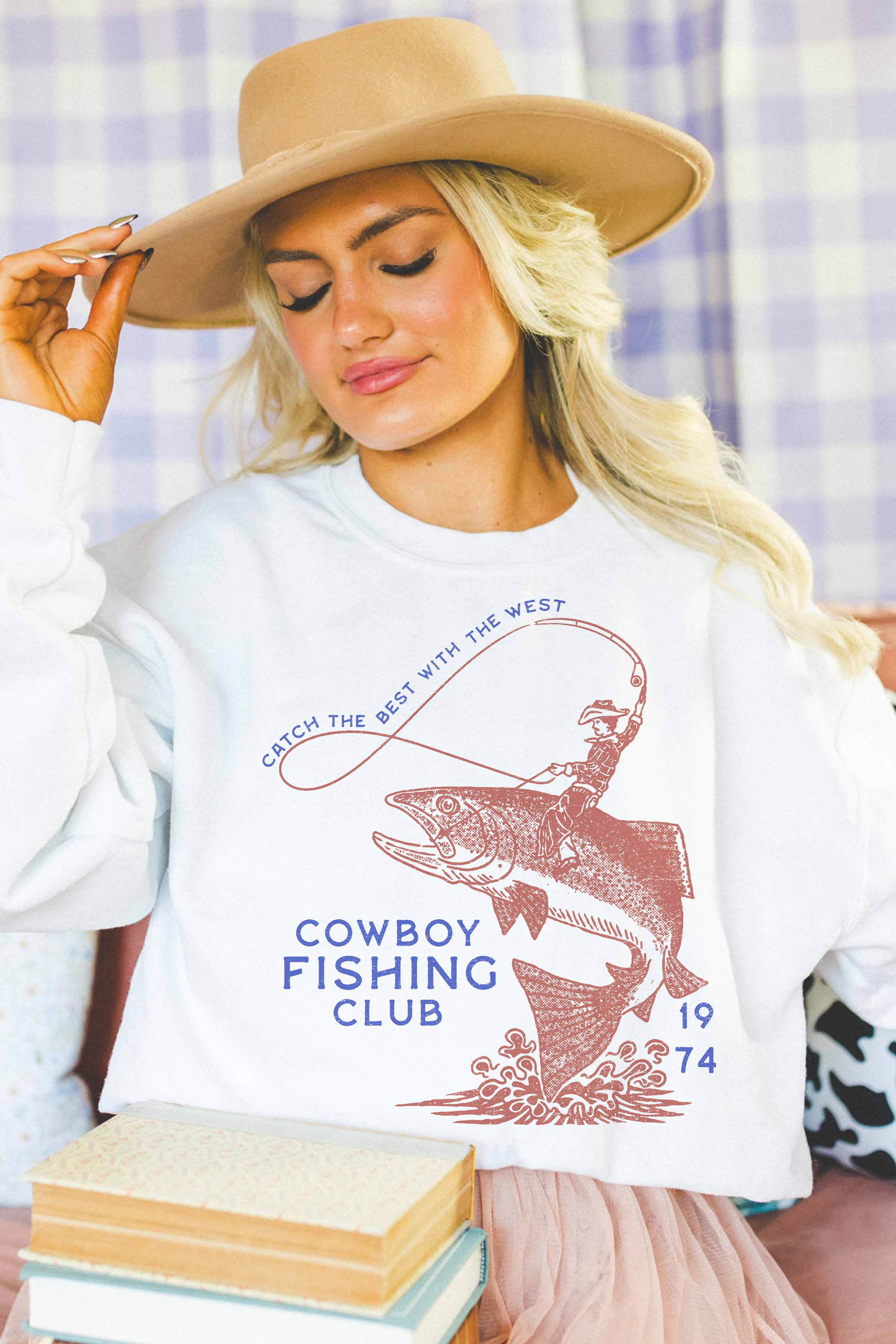 GOOD DAY STREET - Wholesale Graphic Sweatshirt - Women's - [G1990X-OSS]-COWBOY FISHING CLUB OVERSIZED SWEATSHIRTS3