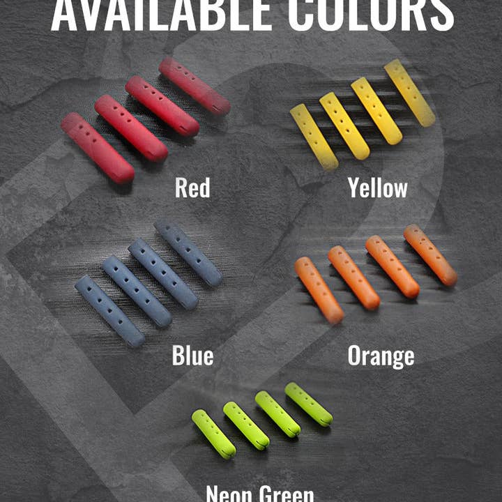 Aglets | Shoelace Aglets - Multiple Color Shoe Lace Tips for wholesale by Proof Culture
