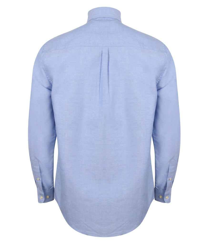 Pierre Francis - Vendita all'ingrosso Camicia button down - Uomo - Henbury - Camicia Oxford moderna a maniche lunghe dal taglio classico4