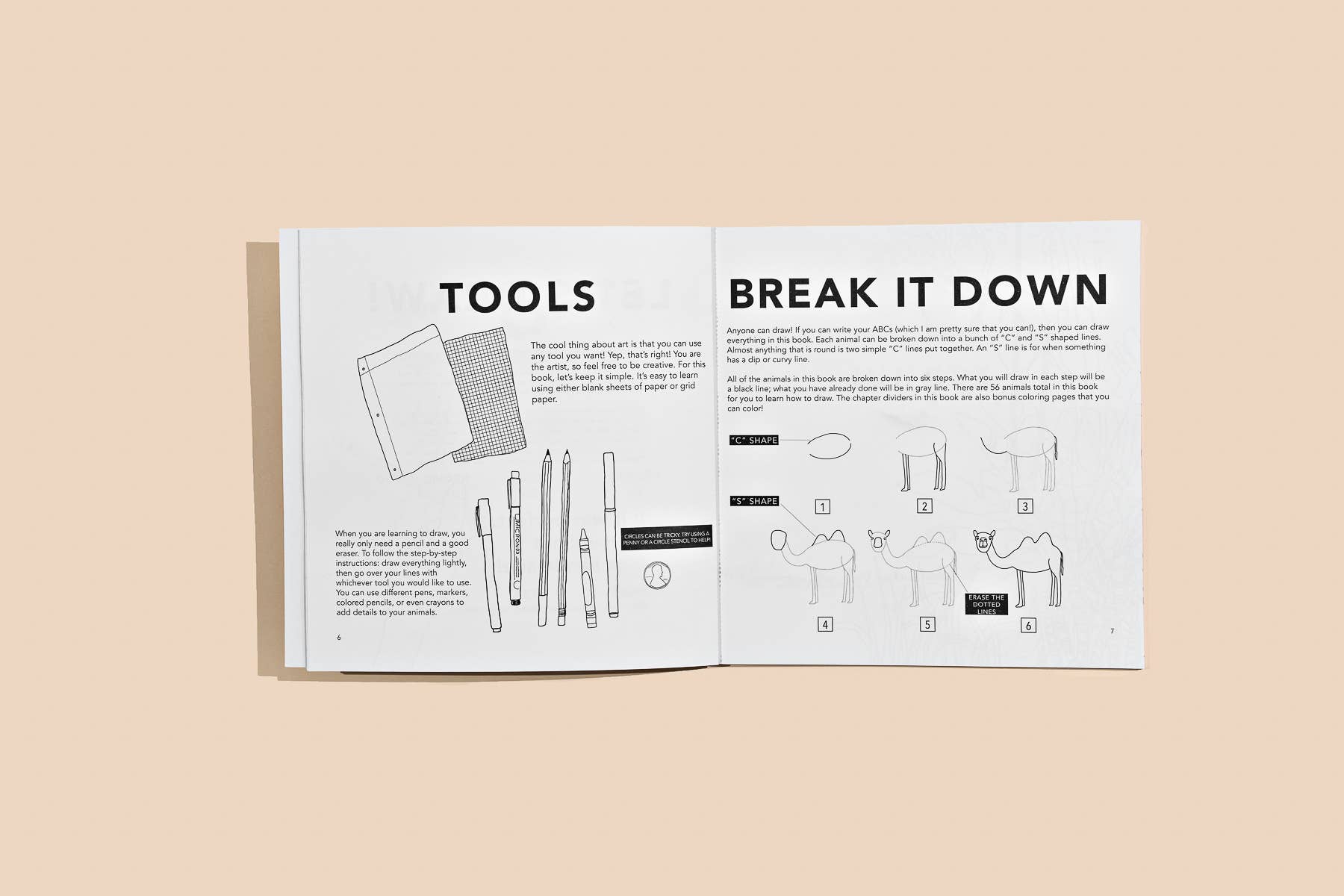 Paige Tate & Co. - Wholesale Preschool Book (3-5) - All The Animals: A How to Draw Art Book for Kids2