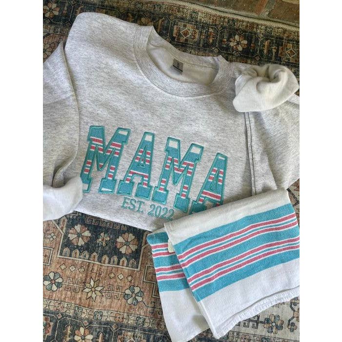 Keepsake Mama Embroidered Sweatshirt | Memory Clothing Whole for wholesale by Hartley Co