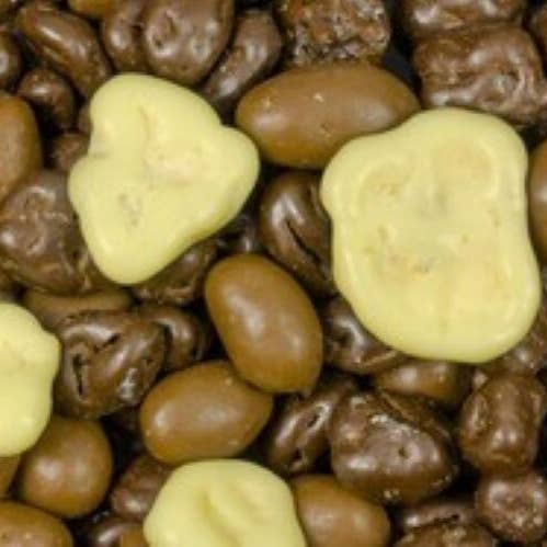 Mistura de frutas e amendoins com chocolate biológico 5kg por atacado de Be Aware