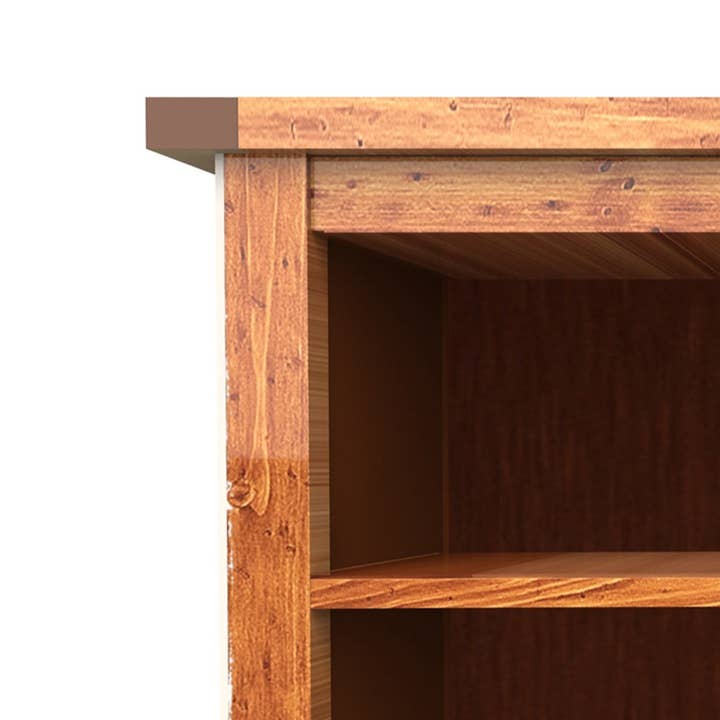 Greener Valley Trading - Wholesale Bookcase - Arise-Sun Solid Wood Low Bookshelf8