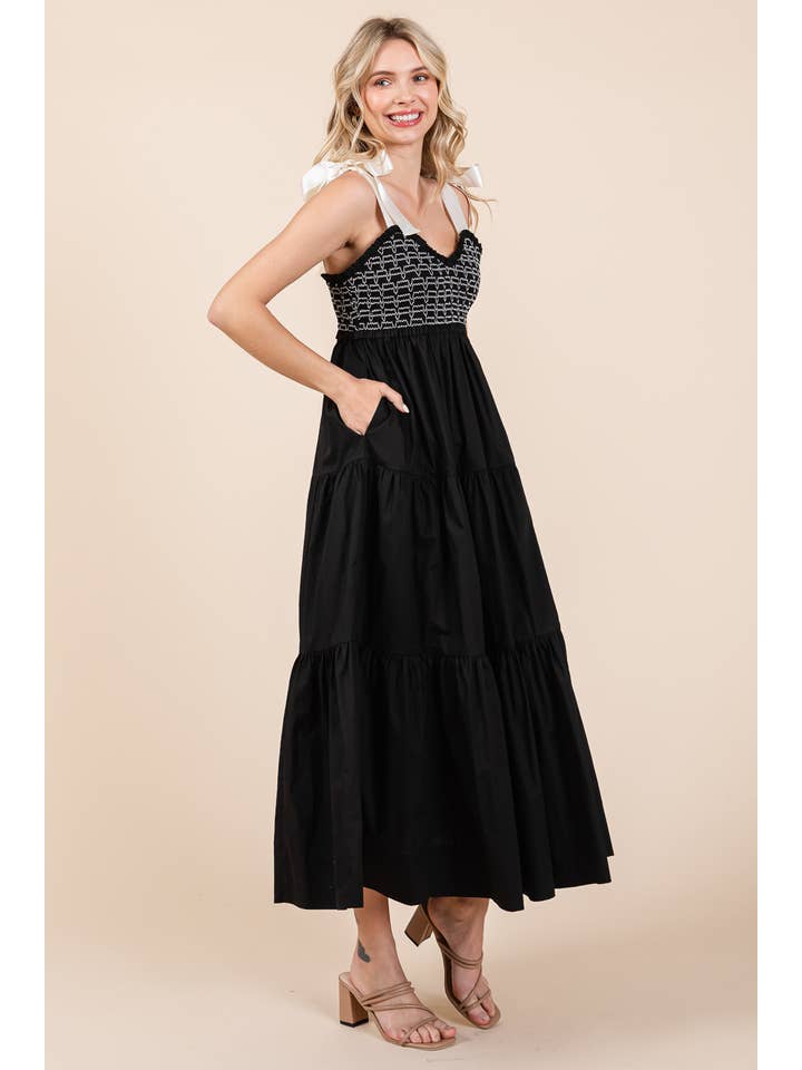 GeeGee x Lovelo - Vendita all'ingrosso Vestito - Donna - Abito midi plissettato a balze taglie comode, MD51552PL36