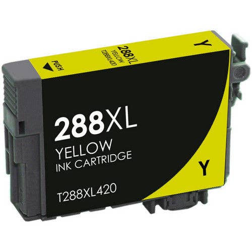 EcoQuality - Wholesale Ink Pad - Ink Cartridge T288XL420 Yellow Compatible for Epson Printer