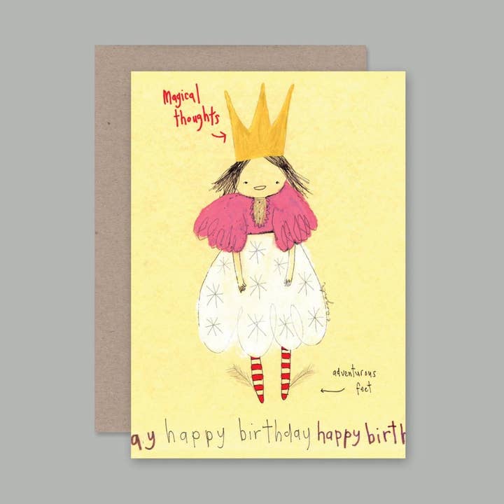 Happy Birthday - Girl card for wholesale by AHD Paper Co