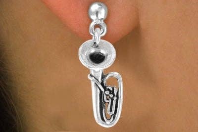 The Music Gifts Company - Wholesale Dangle Earrings - Tuba Earrings
