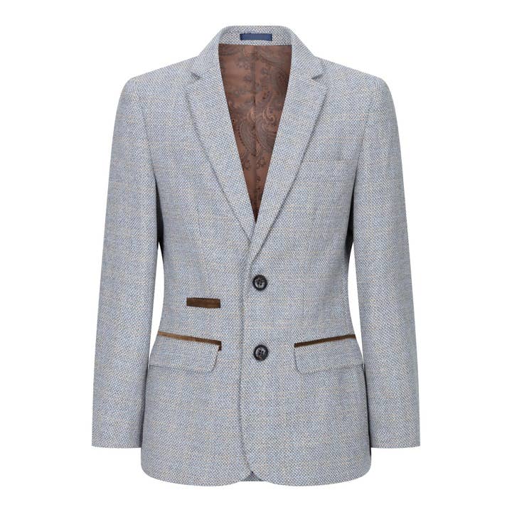 Crema Completo vintage retrò a quadri in tweed crema a 3 pezzi per ragazzi in vendita all'ingrosso su Faire