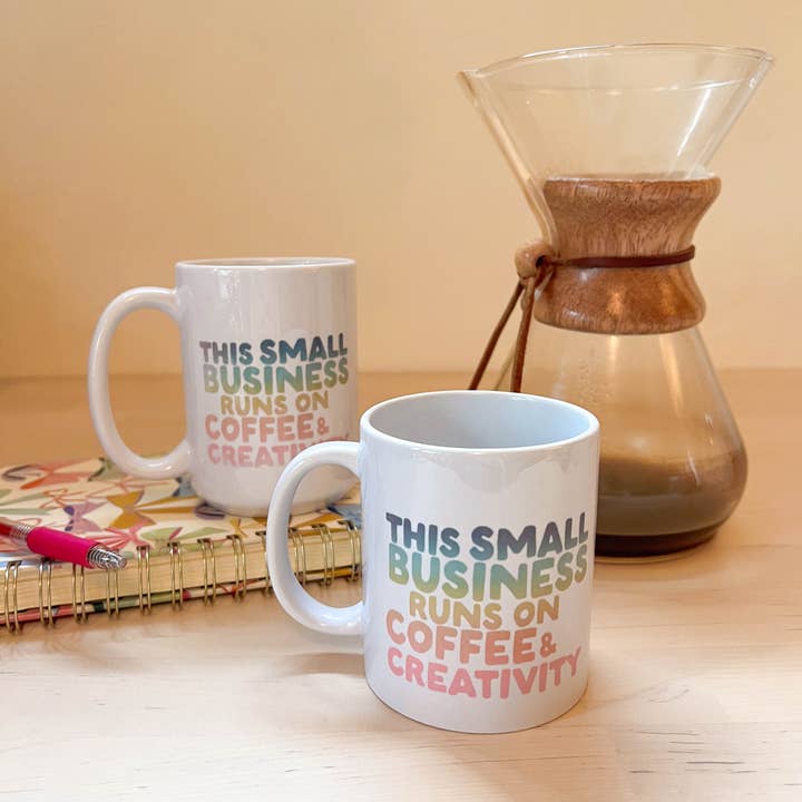 Palm Creative – wholesale Kaffekoppar – Denna småföretag drivs av kaffe & kreativitet mugg