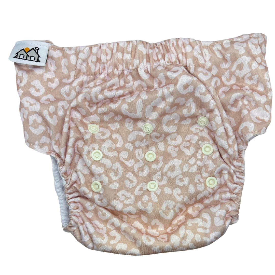 The Good Village Cloth Co + Market - Wholesale Underwear/Diaper Cover - Baby - Toddler Trainers | Neutral Leopard0