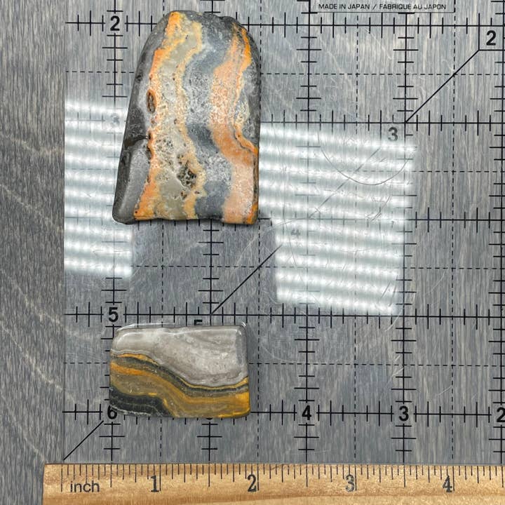 Keystone Crystals - Wholesale Spiritual Stone/Crystal - Bumblebee Jasper Slabs - 0.5 Lb Wholesale Lot for Resale2