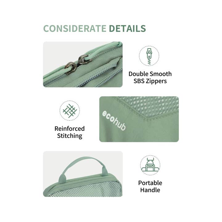 NARWEY INC - Wholesale Packing Cube - 4pcs Compression Packing Cubes, Suitcases Organiser Bag15