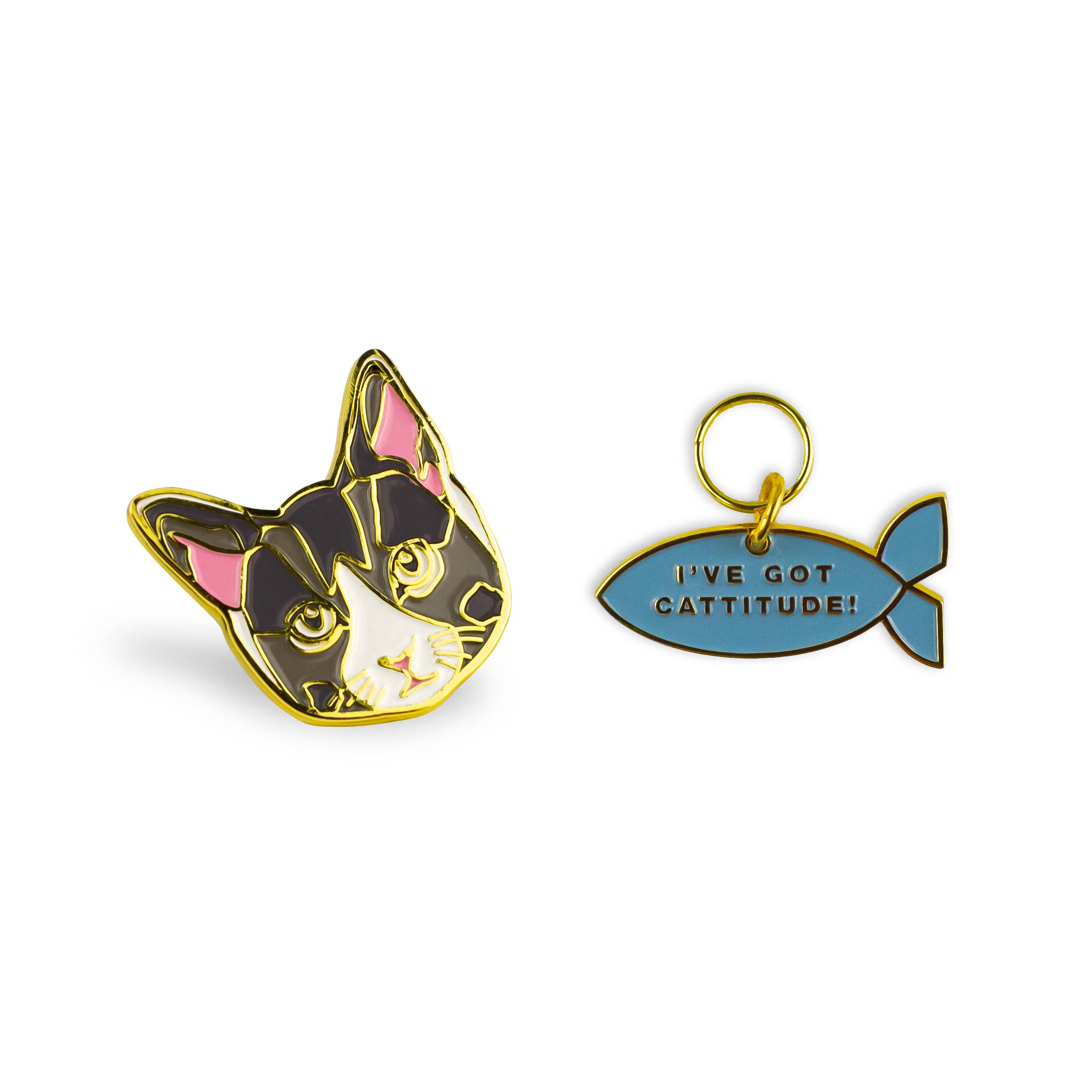 Portico Designs - Vente Breloque de collier – chat et chien - Ensemble d'étiquettes mixtes pour chats et chiens Emily Brooks5