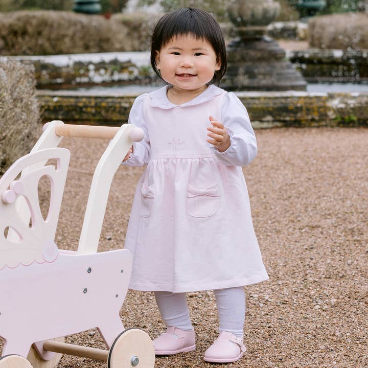 Ensemble robe tablier et body Honor pour petites filles pour la vente par Emile Et Rose