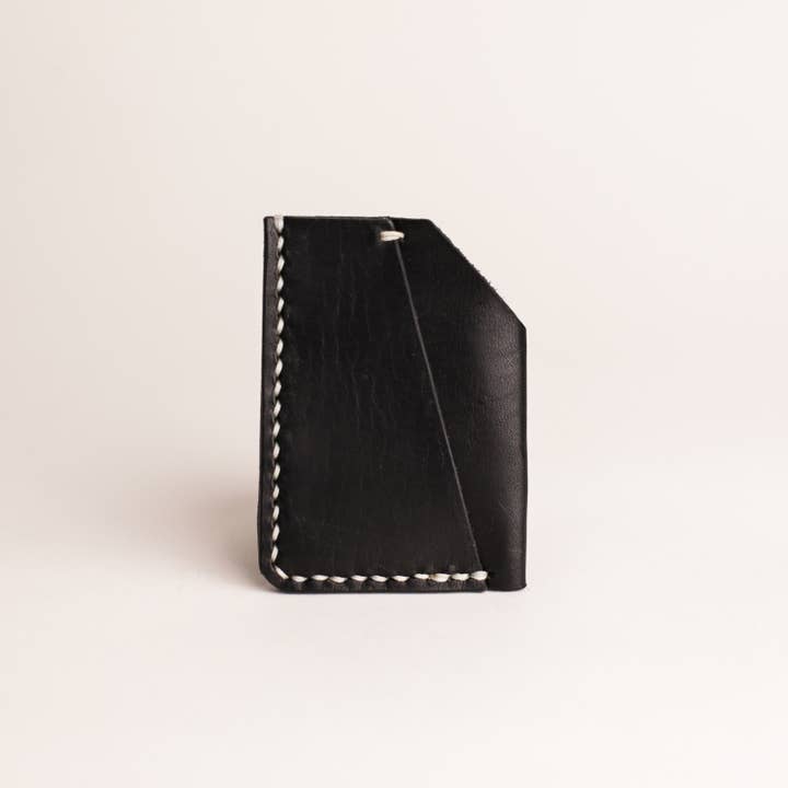 Monedero Minimalist - Cuero Negro para venta al por mayor de Choice Goods Co.