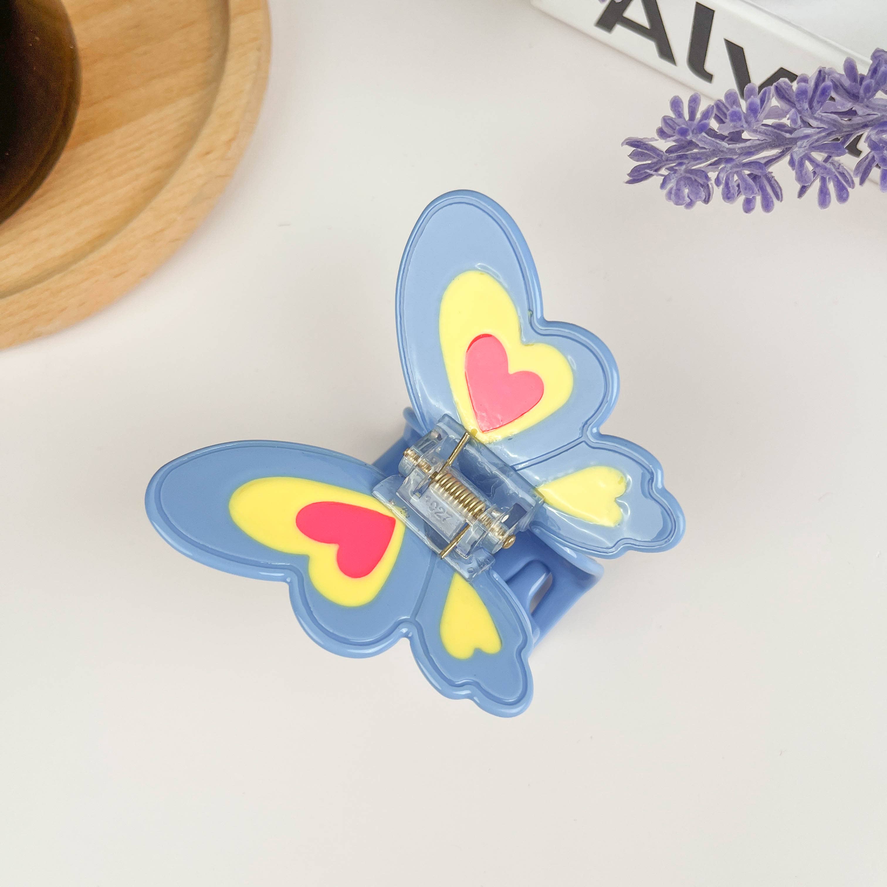 TheDivaSoap - Wholesale Hair Clip - Women's - Acetate Butterfly Hair Clip,Blue Cartoon Claw Clips2
