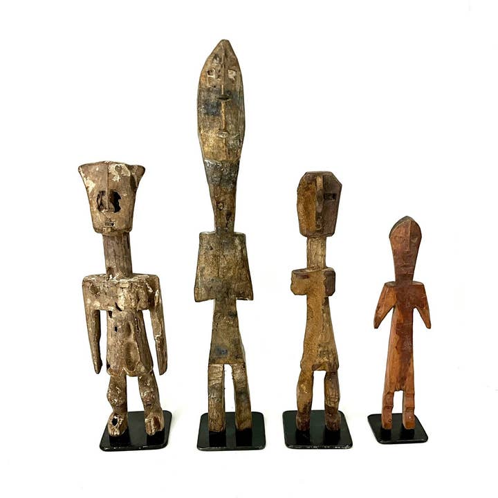 Jofa African Imports - Wholesale Sculpture - Adan/Aklama Statue Family - Ghana/Togo