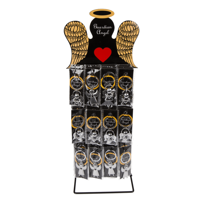 Out of the blue KG – wholesale Nyckelring - Unisex – Nyckelring i metall, Skyddsängel,1